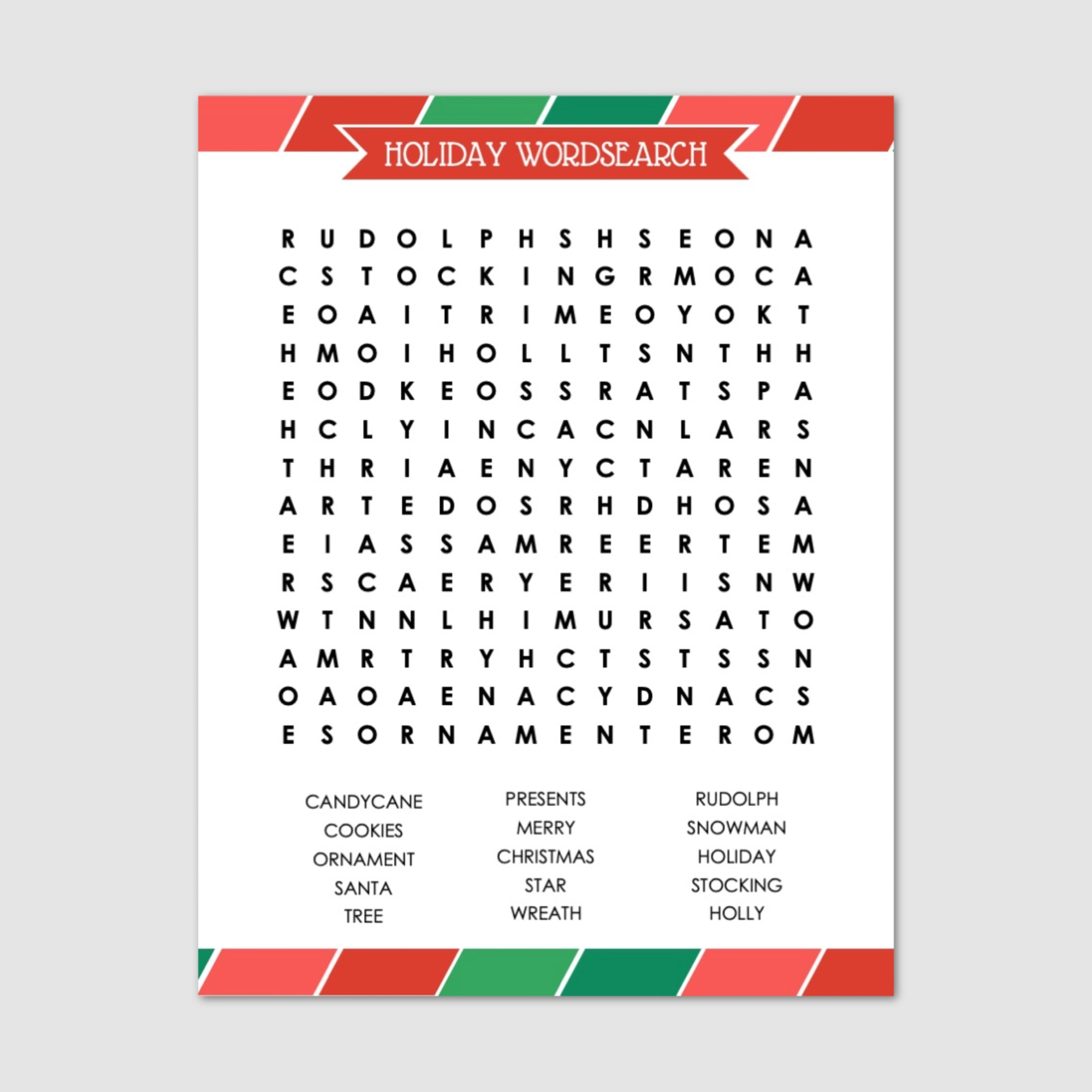 Holiday Printable Puzzles Holiday Printable Puzzles