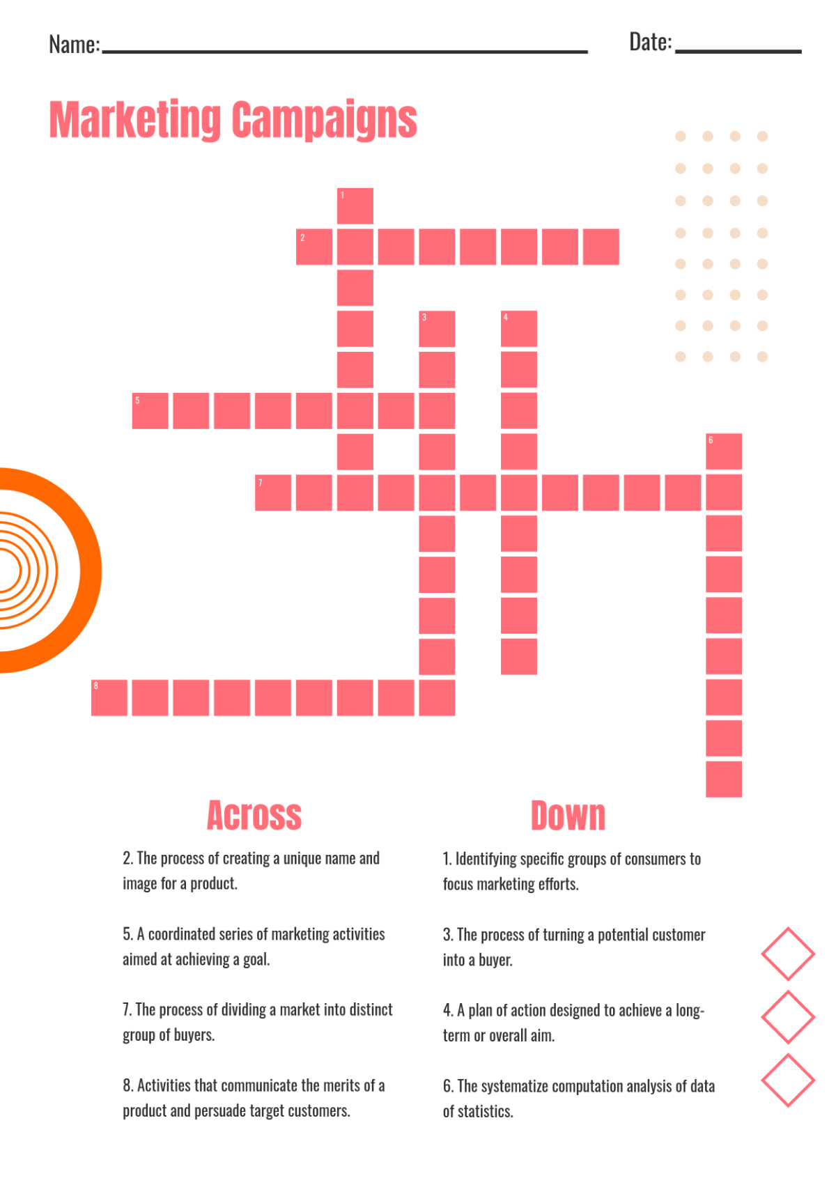 Free Printable Mini Crossword Puzzle Template To Edit Online Free Printable Mini Crossword Puzzle Template To Edit Online