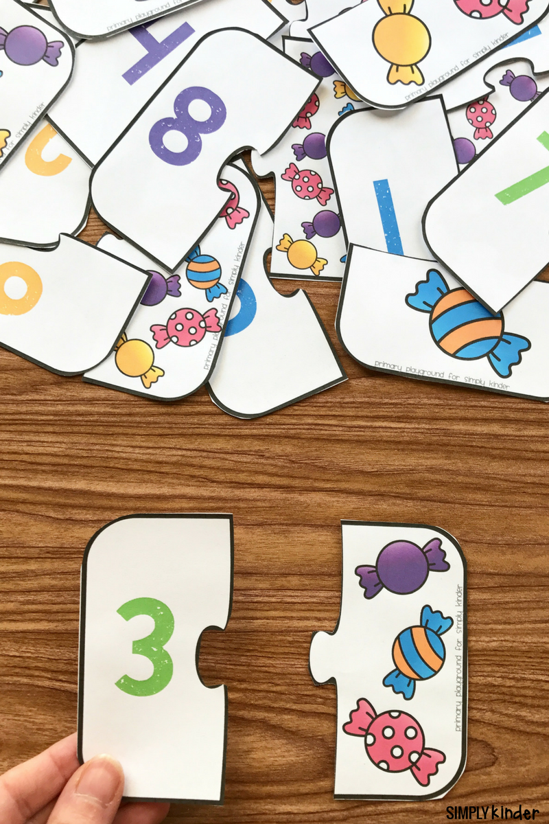 Free Printable Number Match Puzzles Simply Kinder Free Printable Number Match Puzzles Simply Kinder