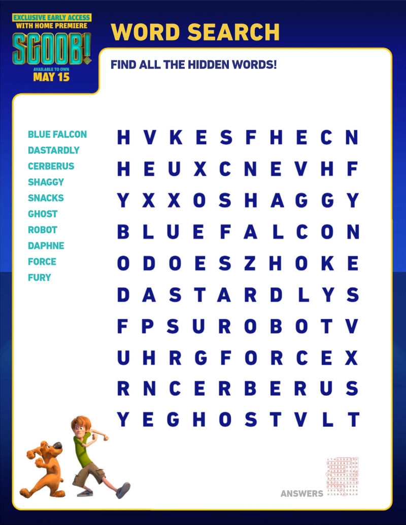 Free Printable Scooby Word Search Mama Likes This Free Printable Scooby Word Search Mama Likes This