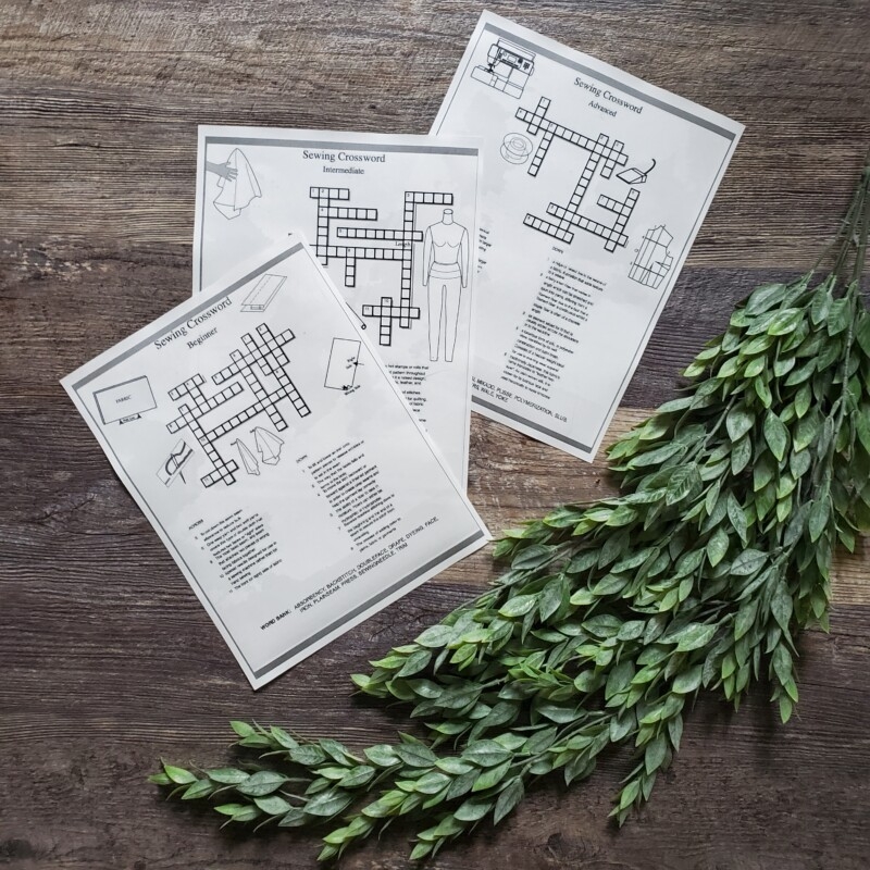 Free Printable Crossword Puzzles About Sewing Free Printable Crossword Puzzles About Sewing