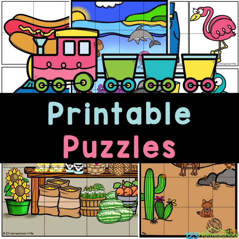 FREE Printable Simple Picture Puzzles Games FREE Printable Simple Picture Puzzles Games