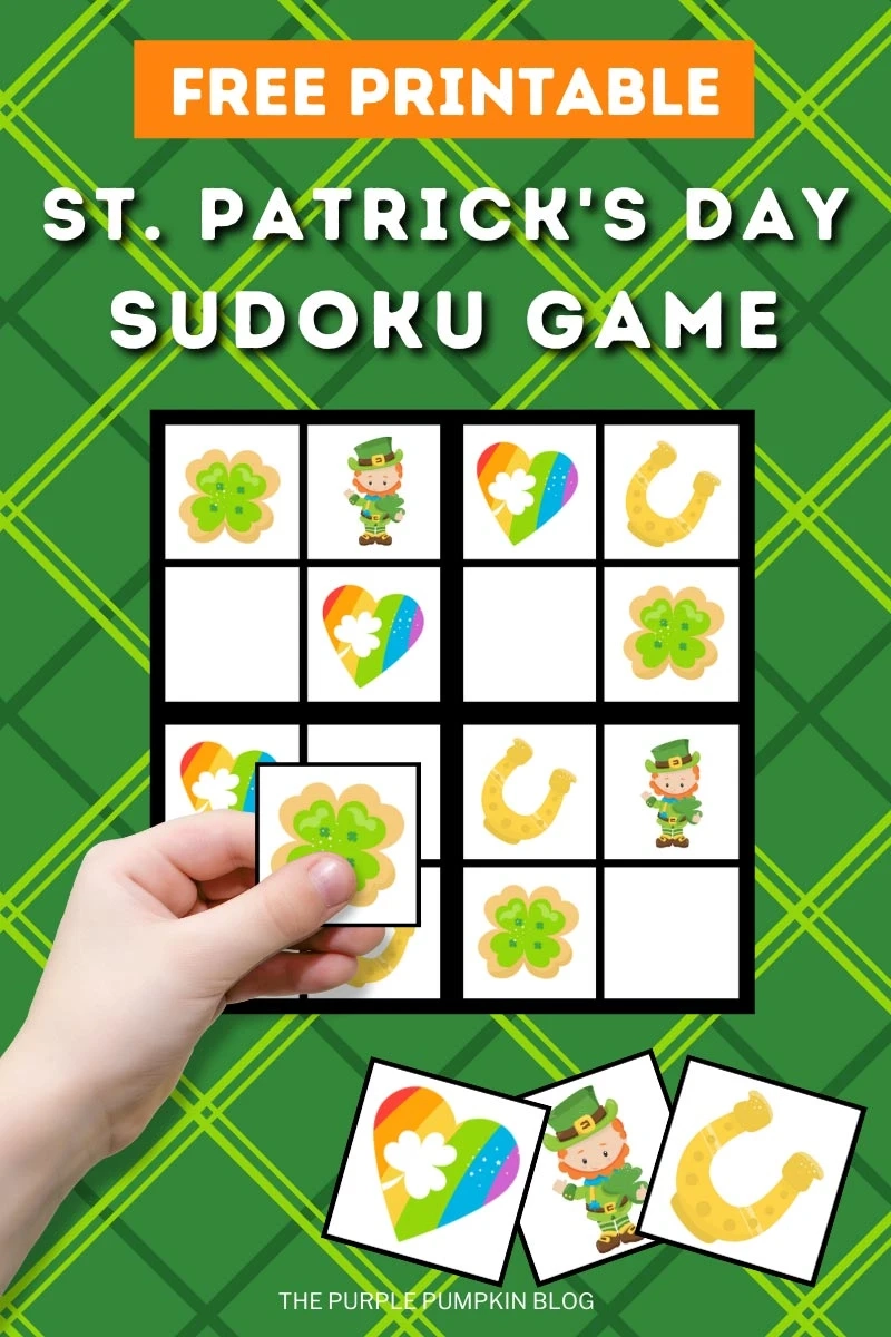 Free Printable St Patrick s Day Picture Sudoku Puzzles For Kids Free Printable St Patrick s Day Picture Sudoku Puzzles For Kids
