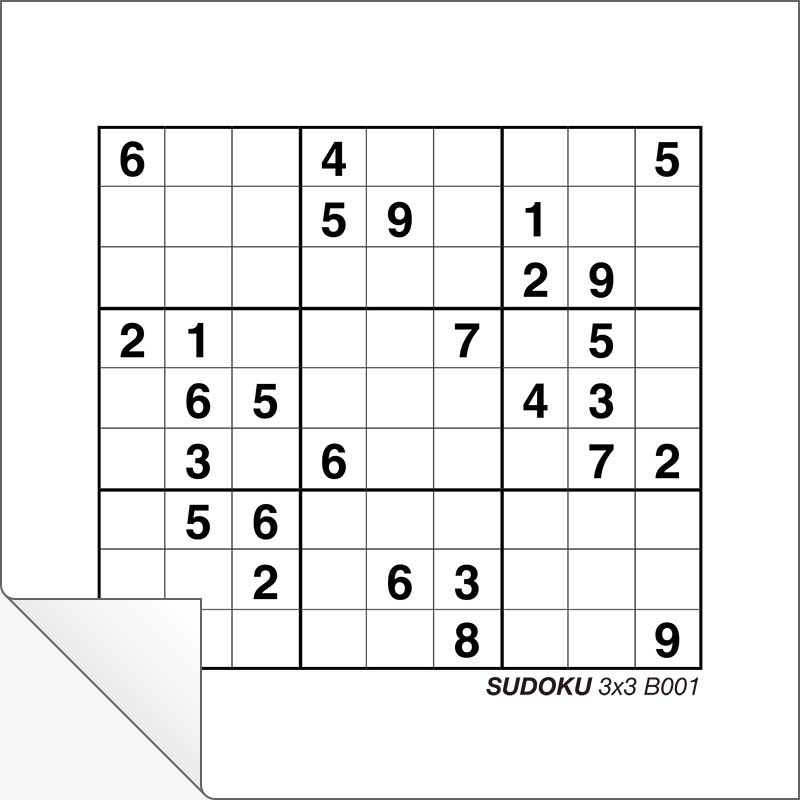 Free Printable Sudoku 3x3 B001 Creative Center Free Printable Sudoku 3x3 B001 Creative Center