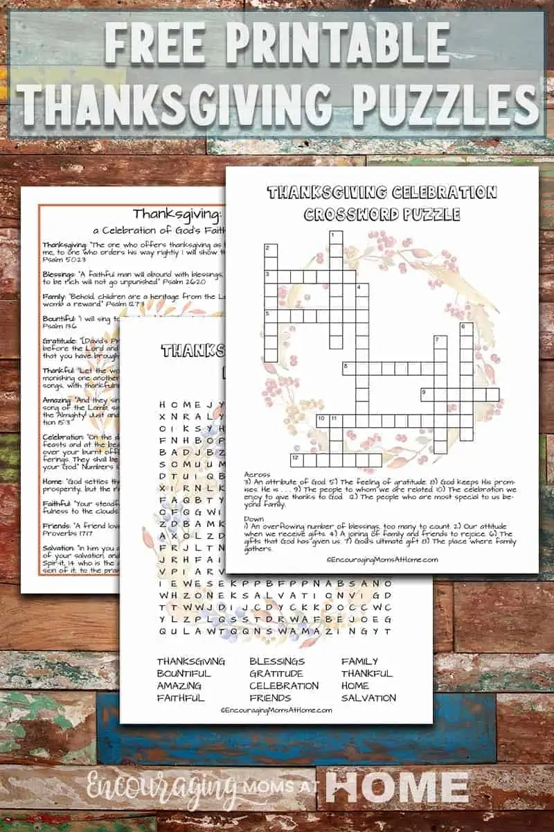 Free Printable Thanksgiving Puzzles Focused On God s Faithfulness Free Printable Thanksgiving Puzzles Focused On God s Faithfulness