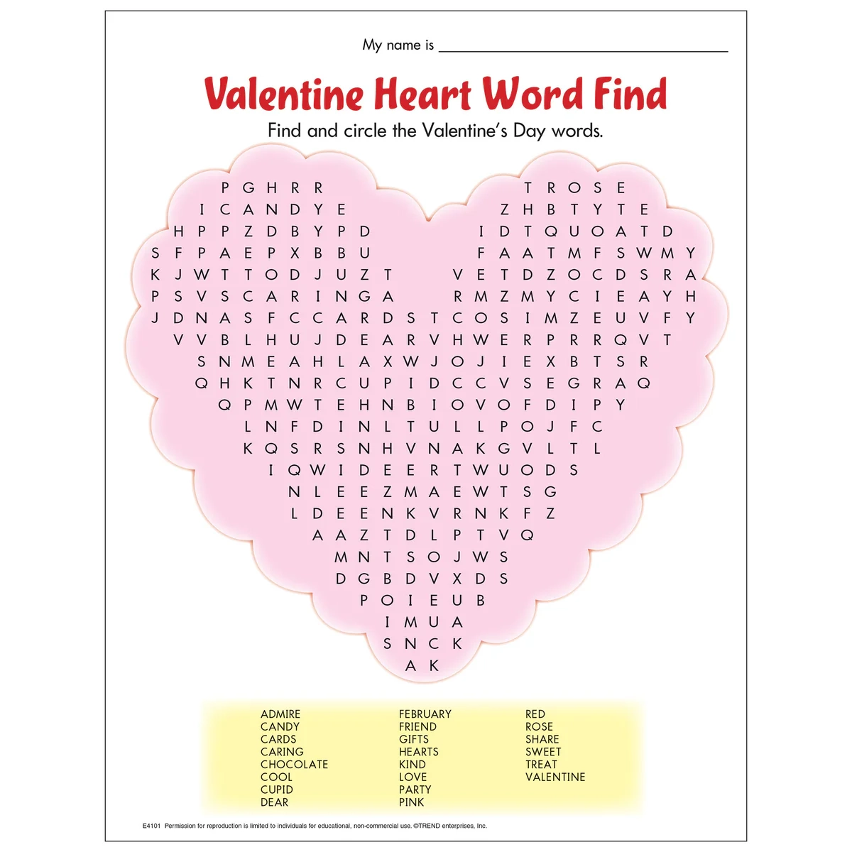 Free Valentine Crossword Puzzles Printable Free Valentine Crossword Puzzles Printable