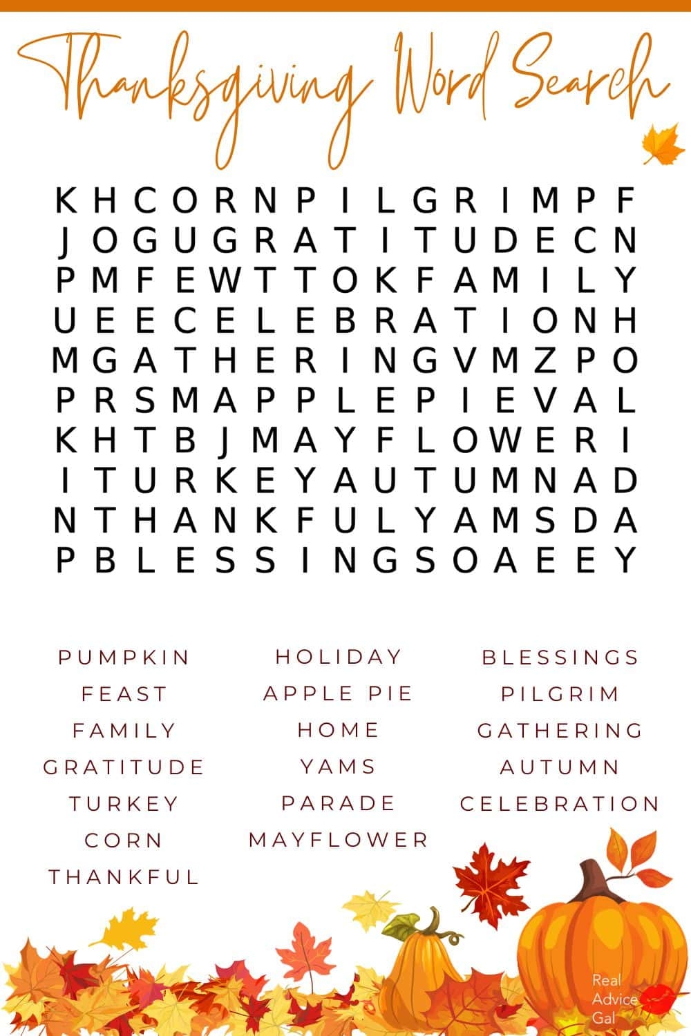 Free Thanksgiving Printable For Kids I Am Thankful