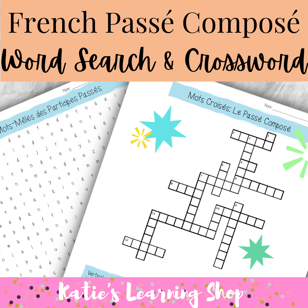 Free Printable French Crossword Puzzles