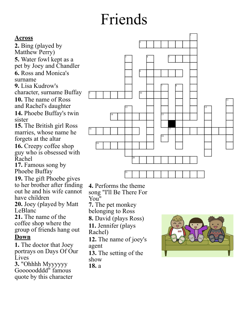 Tv Show Crossword Puzzles Printable Tv Show Crossword Puzzles Printable