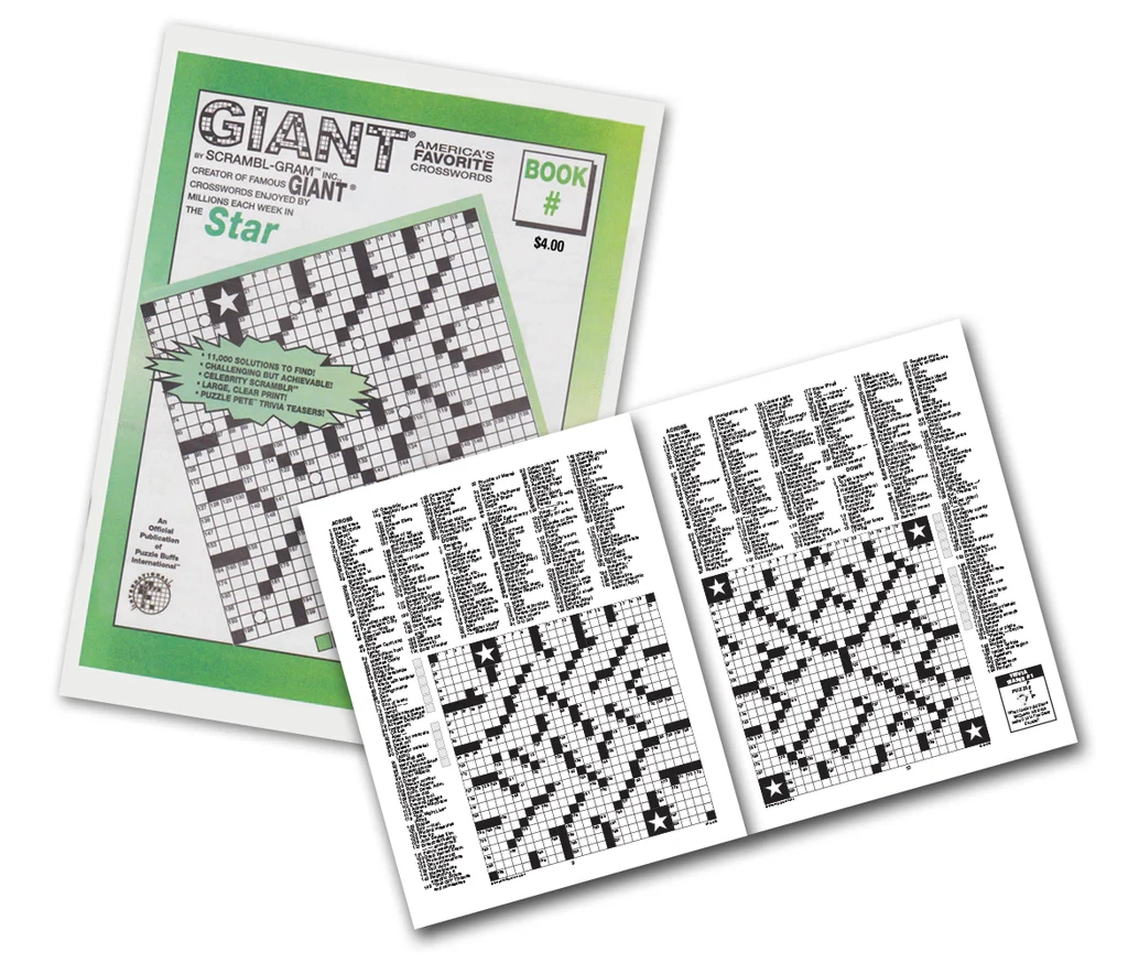 Giant Crosswords Books Puzzle Buffs Giant Crosswords Books Puzzle Buffs