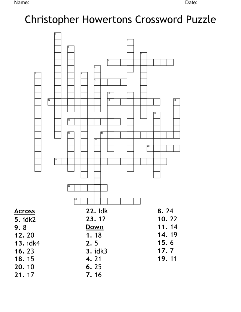 GRE Vocab Terms 25 36 Crossword WordMint