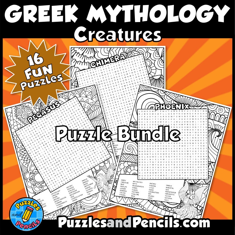 Mythology Crossword Puzzles Printable Mythology Crossword Puzzles Printable