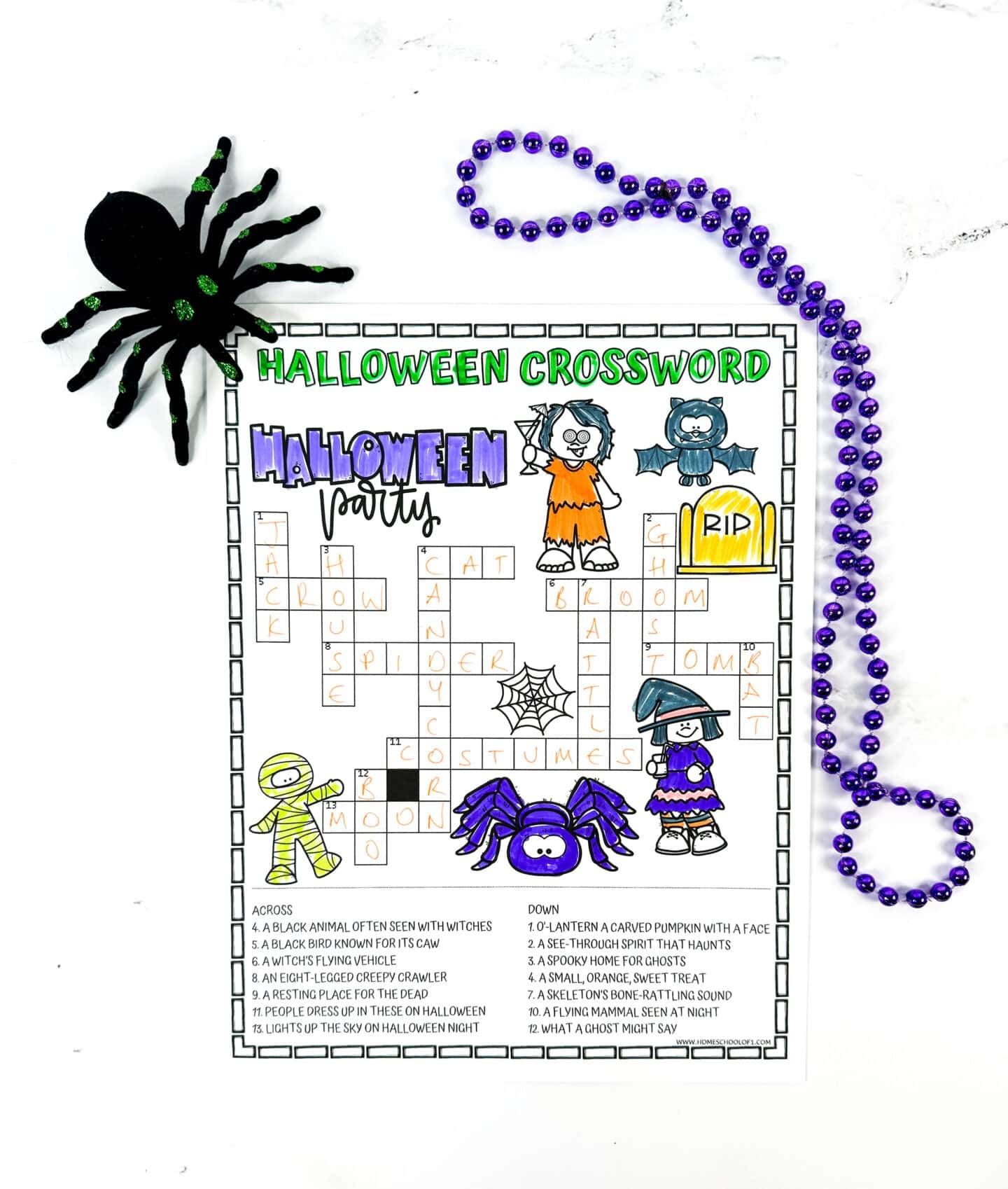 Printable Halloween Crossword Puzzles Printable Halloween Crossword Puzzles