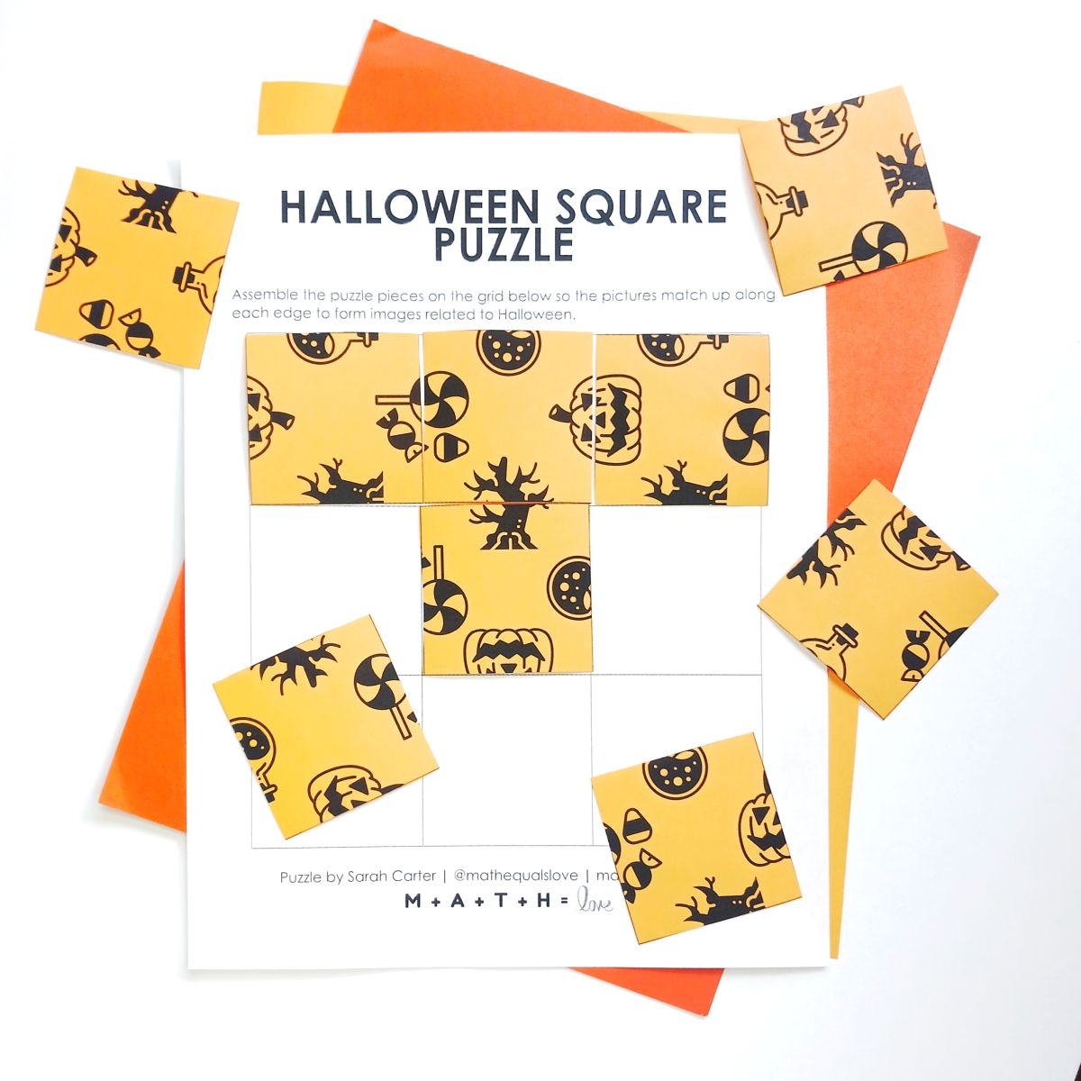 Halloween Puzzles Math Love Halloween Puzzles Math Love