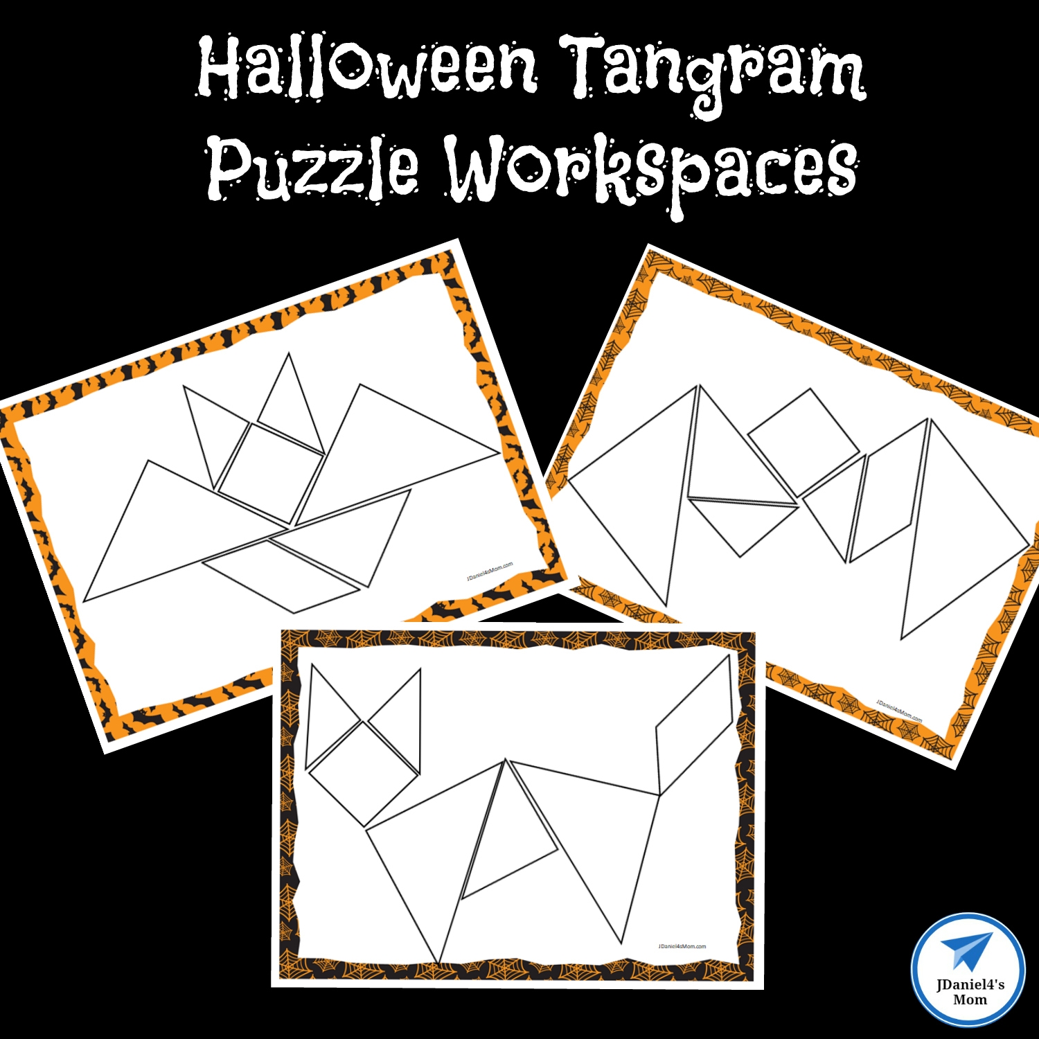 Halloween Themed Printable Tangram Puzzles JDaniel4s Mom Halloween Themed Printable Tangram Puzzles JDaniel4s Mom
