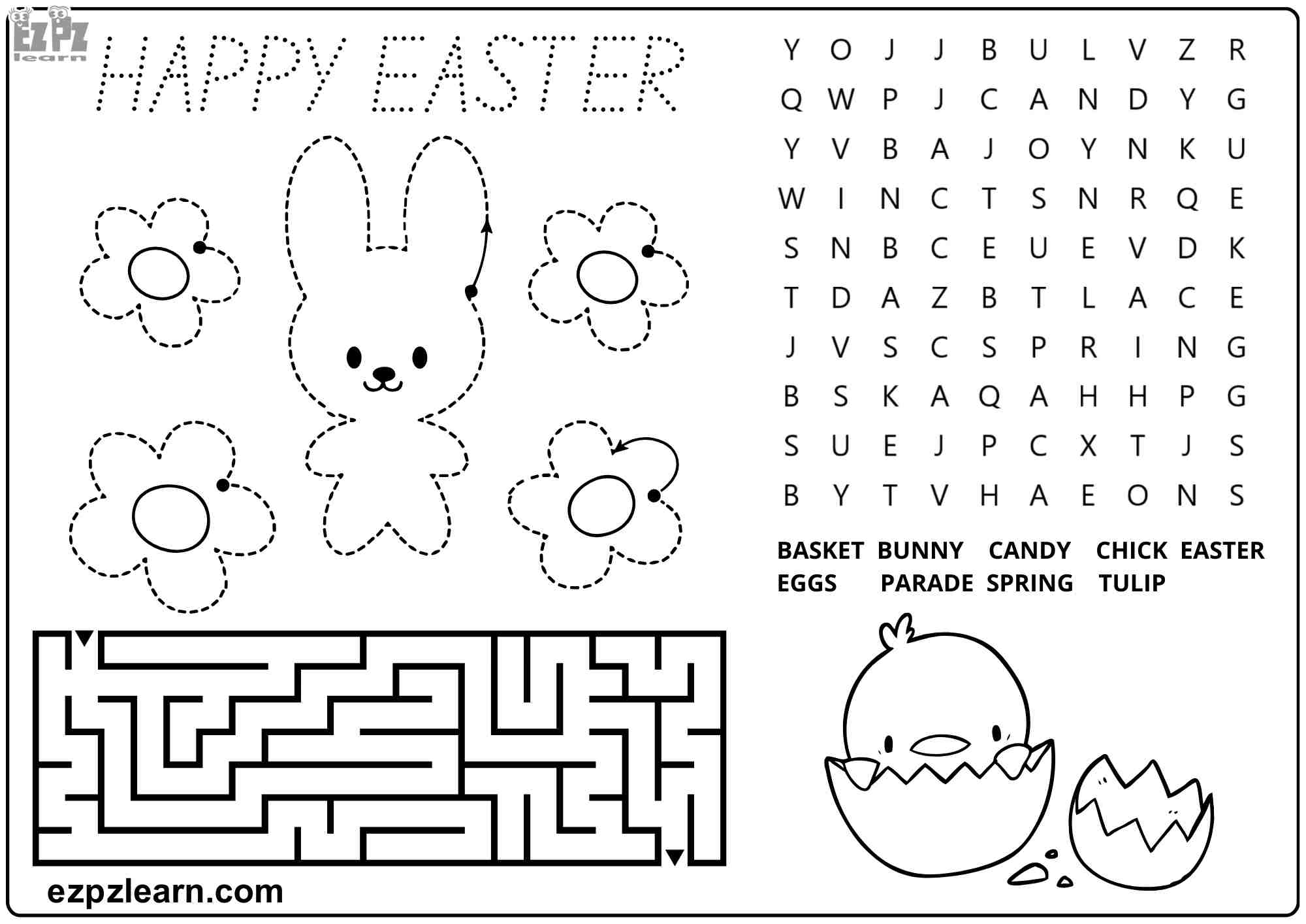 Free Printable Easter Crossword Puzzles Free Printable Easter Crossword Puzzles