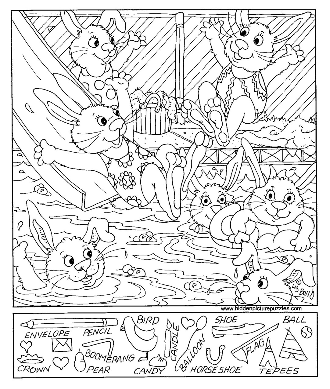 Happy Easter Hidden Pictures Coloring Page Jeanie Neal Face Up First Happy Easter Hidden Pictures Coloring Page Jeanie Neal Face Up First
