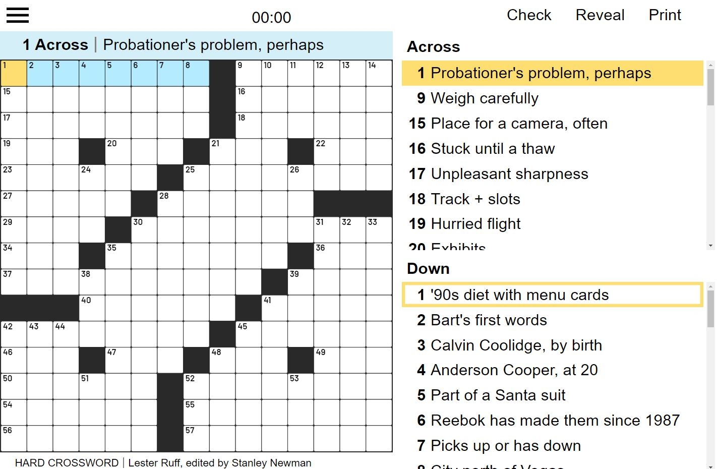 Hard Crossword Puzzles Printable Hard Crossword Puzzles Printable