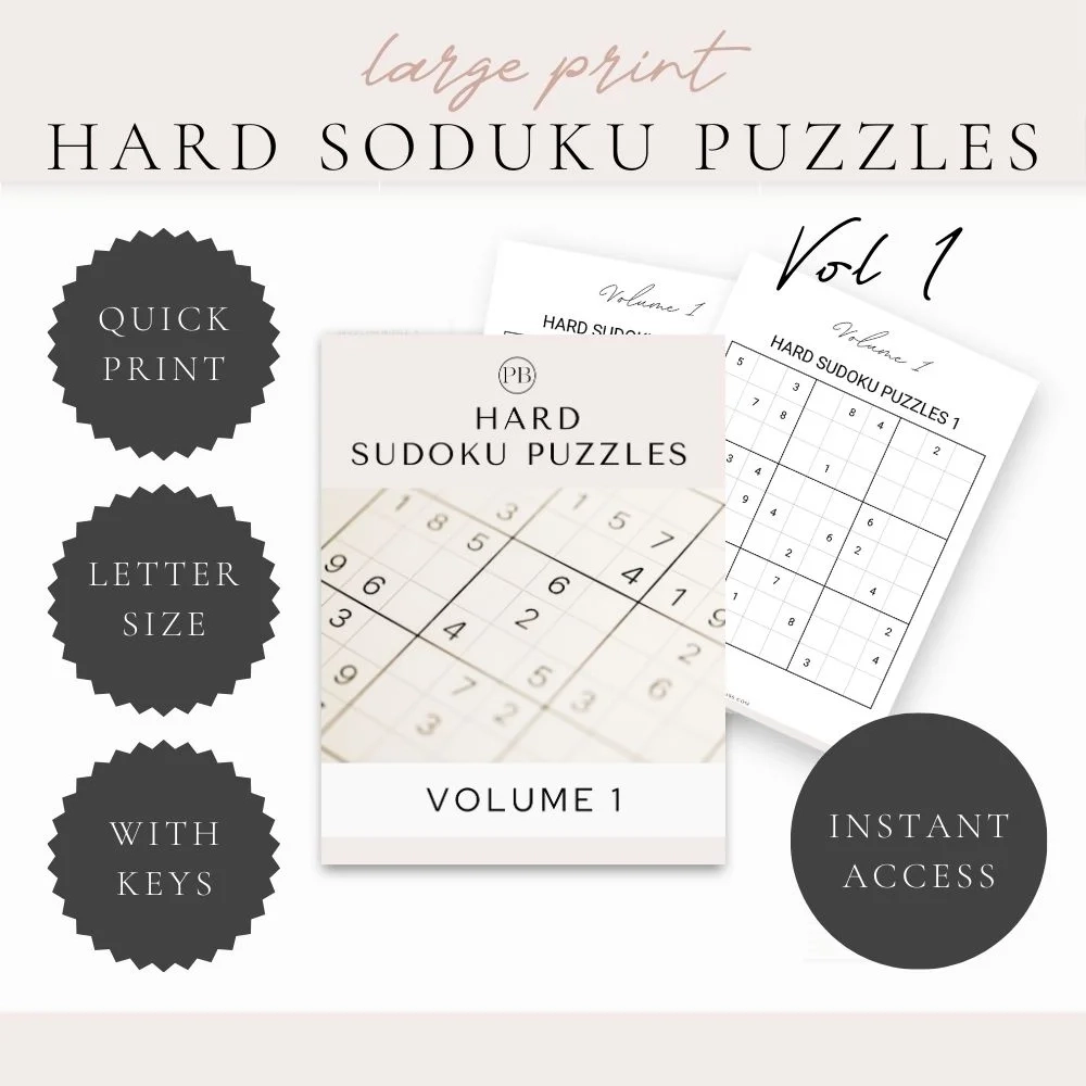 Hard Sudoku Puzzles Volume 1 Puzzle Bliss Hard Sudoku Puzzles Volume 1 Puzzle Bliss