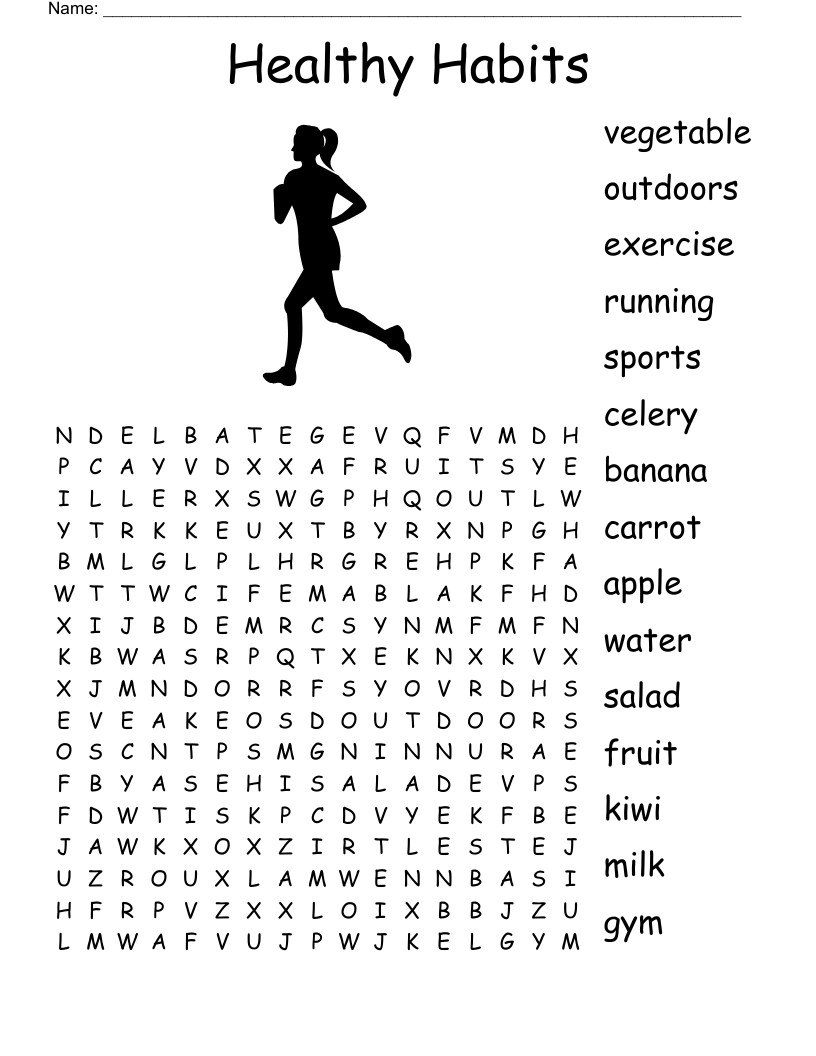 Healthy Eating Crossword WordMint Healthy Eating Crossword WordMint