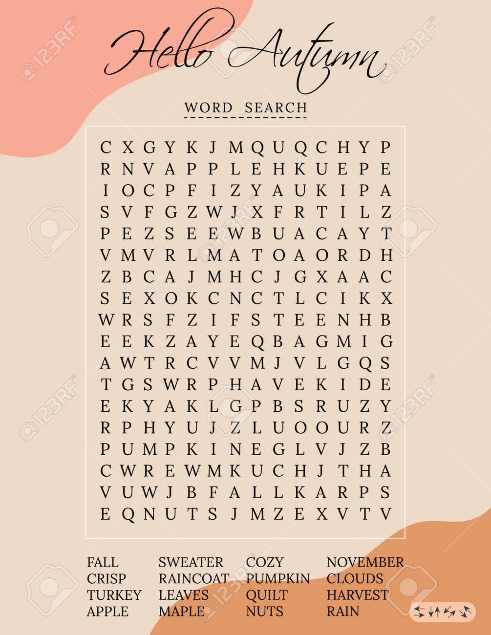 Hello Autumn Word Search Puzzle For Children Or Adults Crossword Game For Learning English Words Fun Suitable For Social Media Post Educational Worksheet Royalty Free SVG Cliparts Vectors And Stock Illustration Image Hello Autumn Word Search Puzzle For Children Or Adults Crossword Game For Learning English Words Fun Suitable For Social Media Post Educational Worksheet Royalty Free SVG Cliparts Vectors And Stock Illustration Image