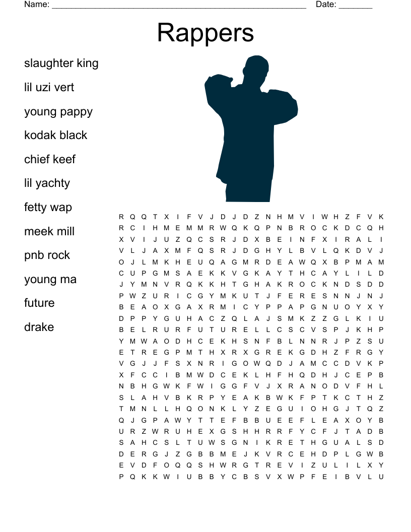 Hip Hop Artists Crossword WordMint Hip Hop Artists Crossword WordMint