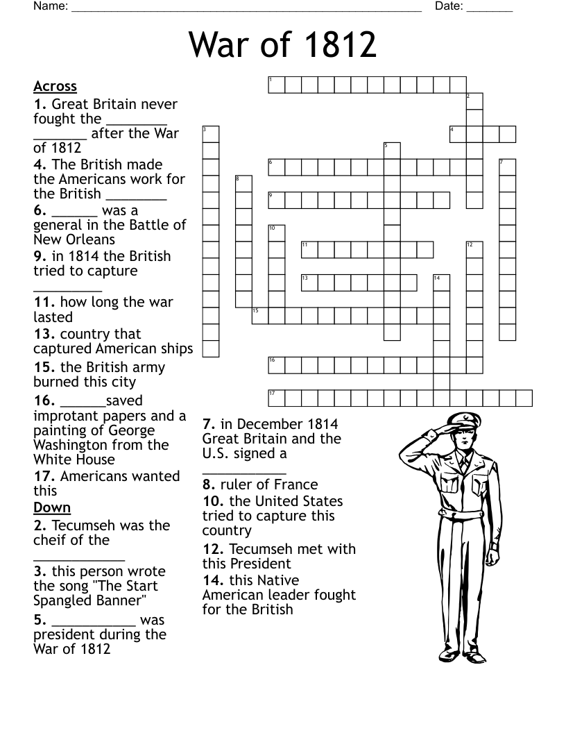 History Crossword WordMint