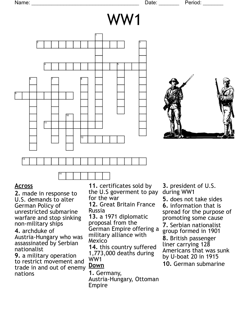 History Crossword WordMint History Crossword WordMint