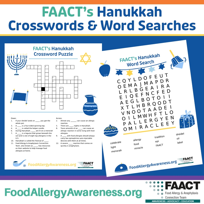 Hanukkah Crossword Puzzles Printable Hanukkah Crossword Puzzles Printable