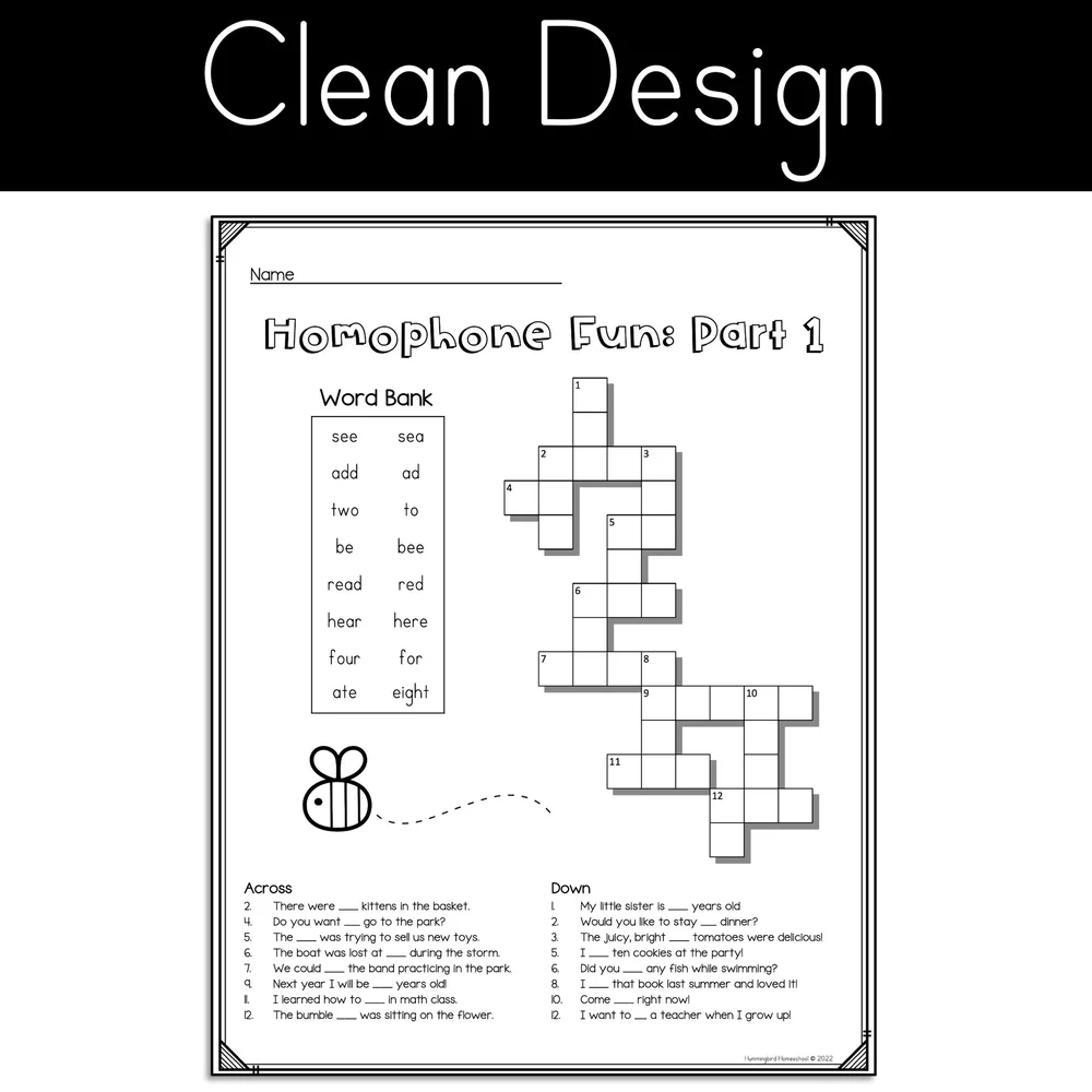 5th Grade Printable Crossword Puzzles 5th Grade Printable Crossword Puzzles