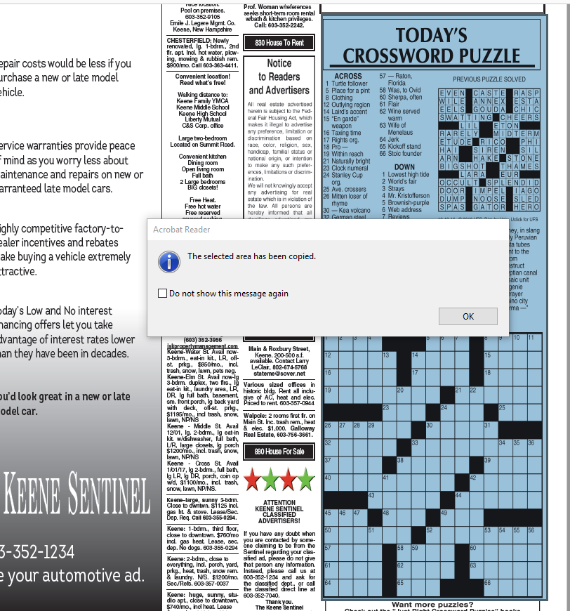 Printable Daily Commuter Crossword Puzzles Printable Daily Commuter Crossword Puzzles