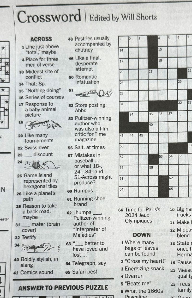 Printable Sunday Nyt Crossword Puzzles Printable Sunday Nyt Crossword Puzzles