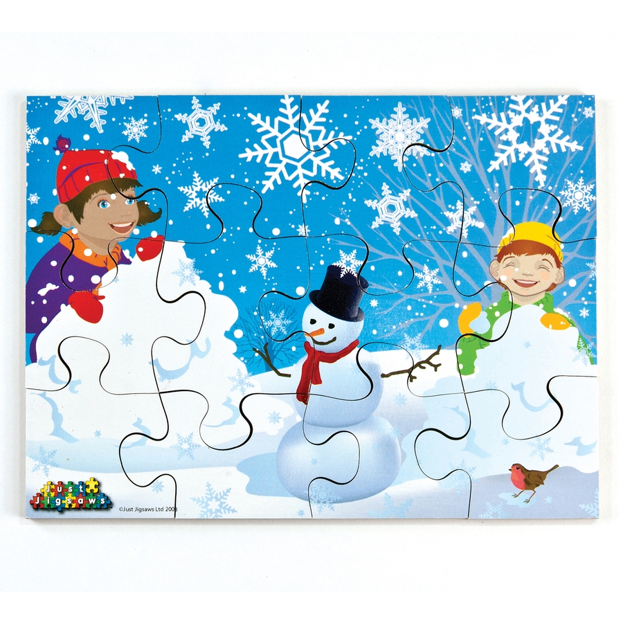 Illustrated Weather Jigsaw Puzzles Set 8pk Fine Motor Skills TTS Illustrated Weather Jigsaw Puzzles Set 8pk Fine Motor Skills TTS