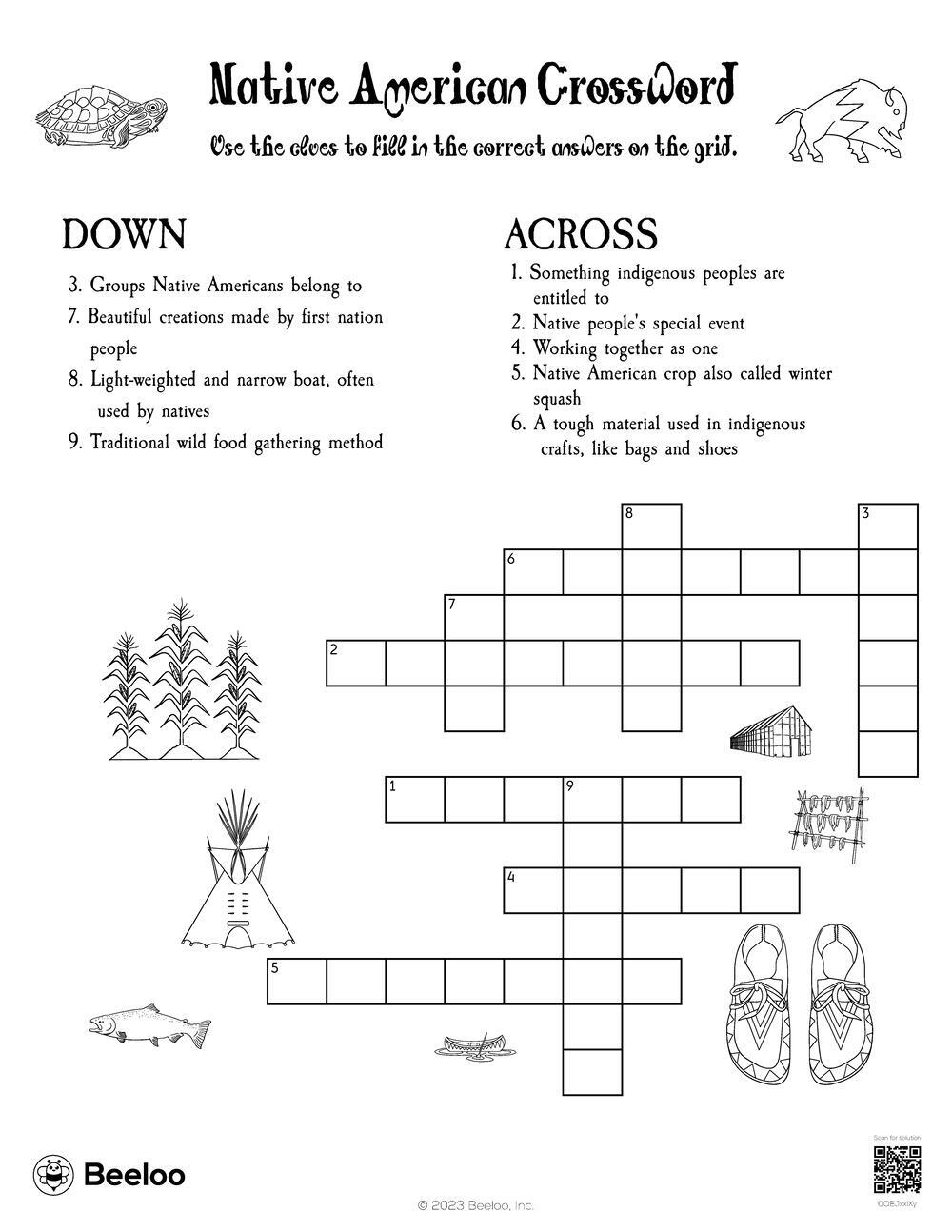 People Crossword Puzzles Printable
