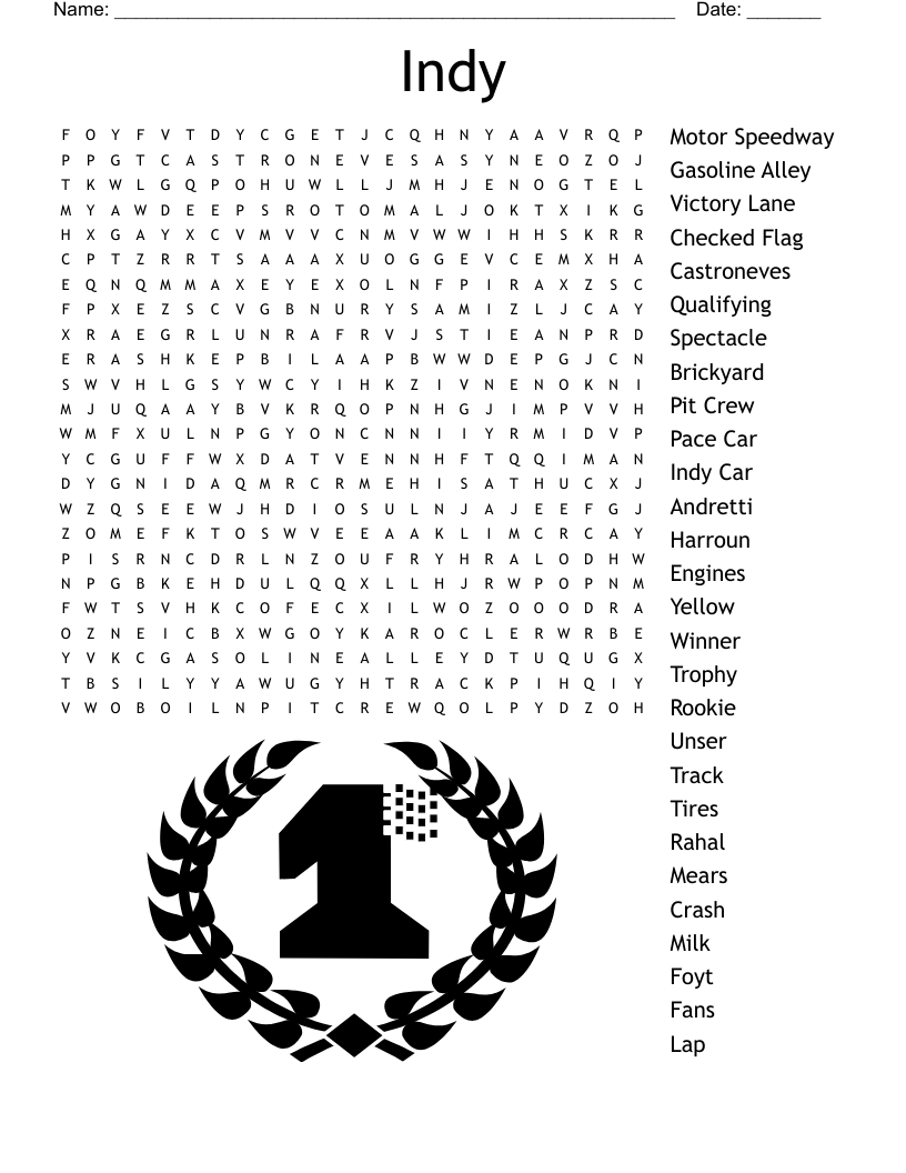 Indy Word Search WordMint Indy Word Search WordMint
