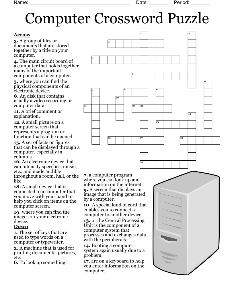 Information Management Crossword WordMint Information Management Crossword WordMint