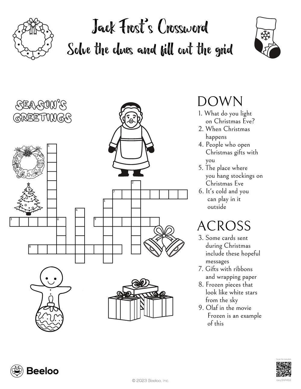 Free Printable Movie Themed Crossword Puzzles