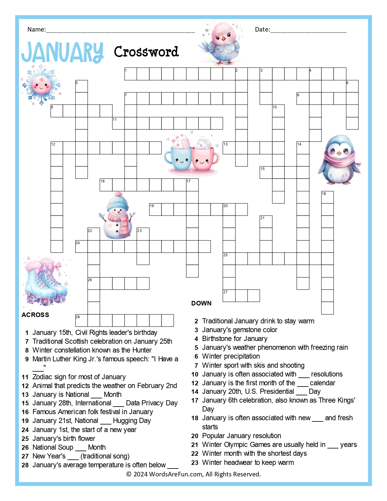 Crossword Puzzles With Solutions Free Printable Crossword Puzzles With Solutions Free Printable