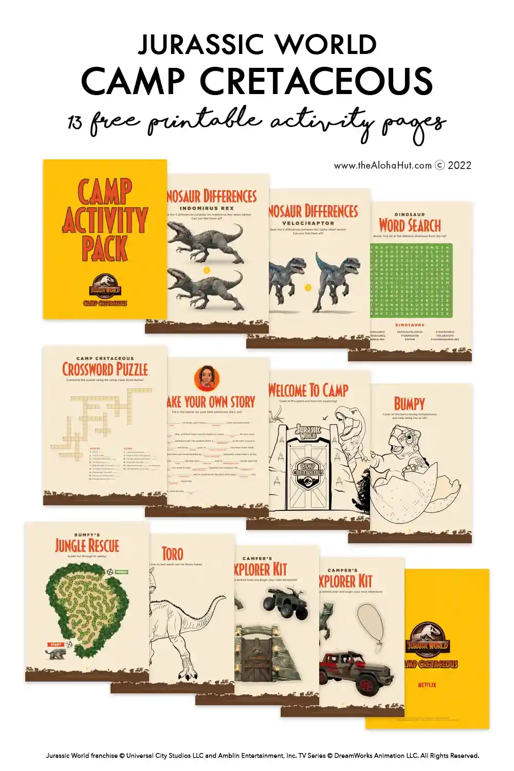 Jurassic World Camp Cretaceous Dinosaur Party The Aloha Hut Jurassic World Camp Cretaceous Dinosaur Party The Aloha Hut
