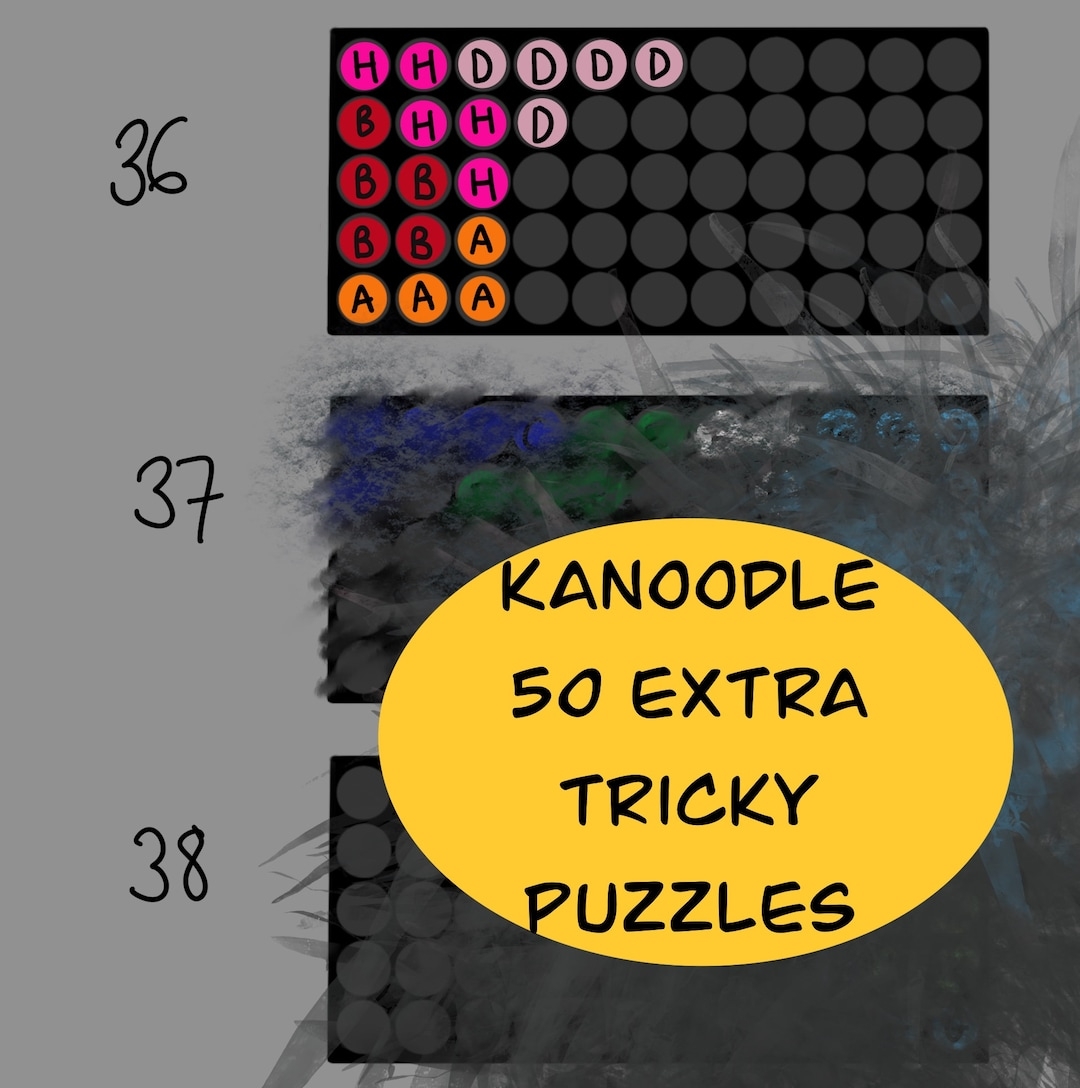 Kanoodle Educational 2D Puzzle Game 50 EXTRA NEW Adult level Puzzles Brain Teasing Challenge digital Download Etsy