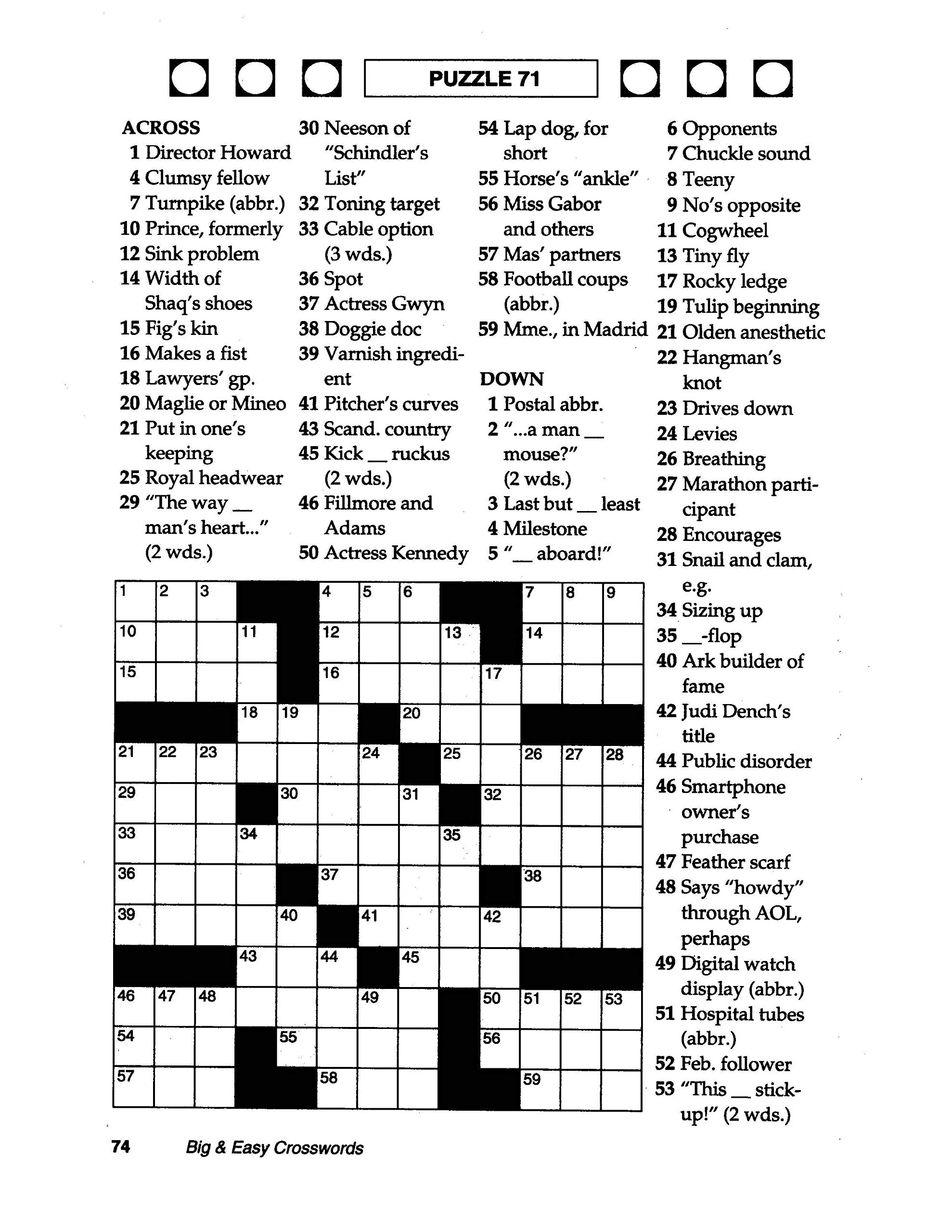 KAPPA Super Saver LARGE PRINT Crosswords Puzzle Pack Set Of 6 Full Worksheets Library KAPPA Super Saver LARGE PRINT Crosswords Puzzle Pack Set Of 6 Full Worksheets Library
