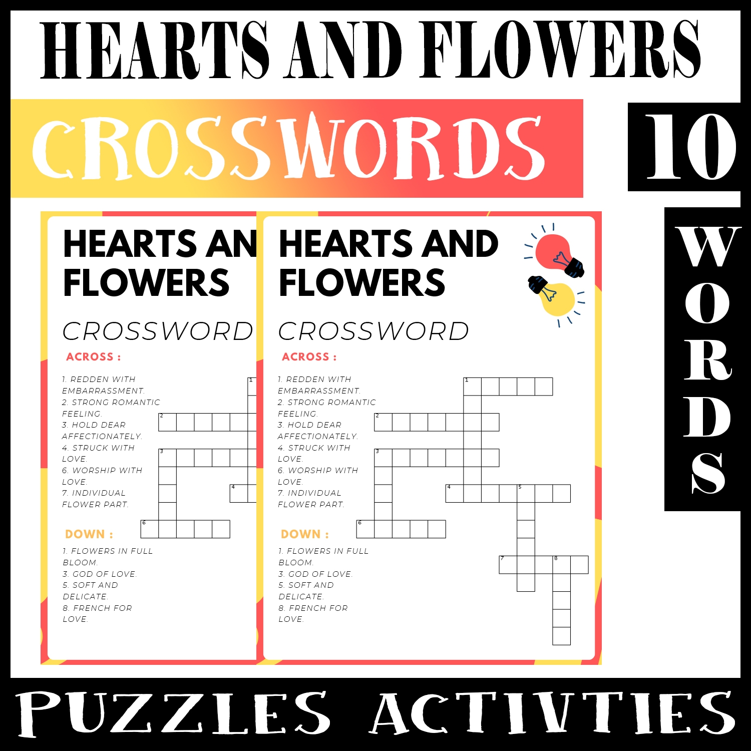 Kawaii Valentine No Prep Crossword Puzzle Worksheet Activity For Morning Work Made By Teachers Kawaii Valentine No Prep Crossword Puzzle Worksheet Activity For Morning Work Made By Teachers
