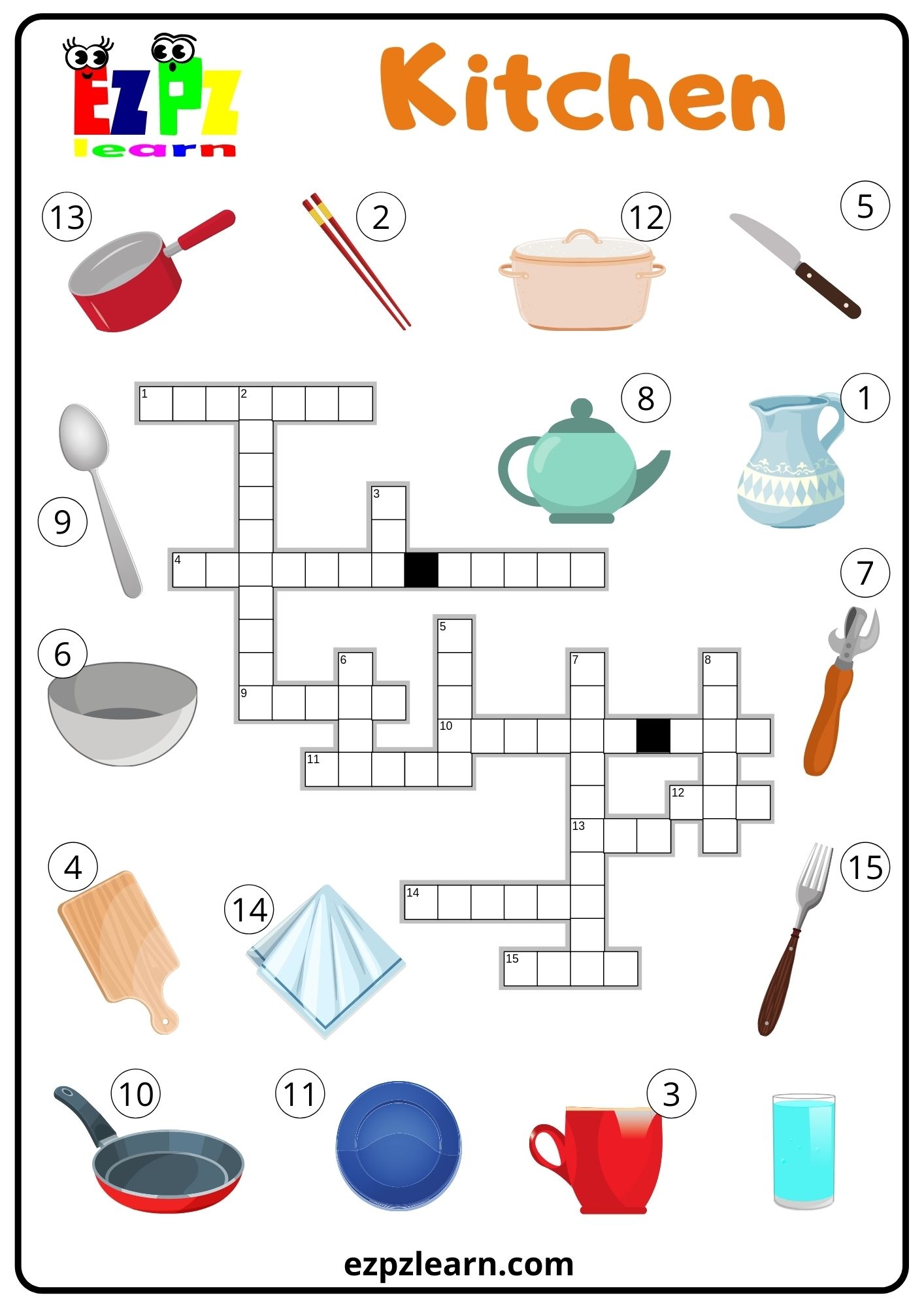 Cooking Crossword Puzzles Printable Cooking Crossword Puzzles Printable