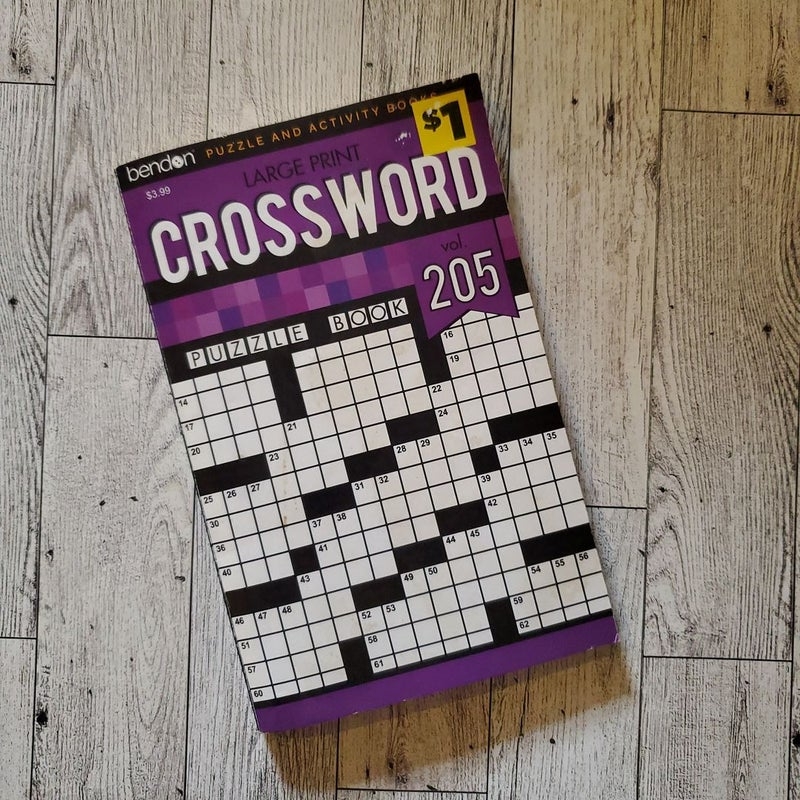 Large Print Crossword Book By Timothy E Parker Paperback Pangobooks Worksheets Library
