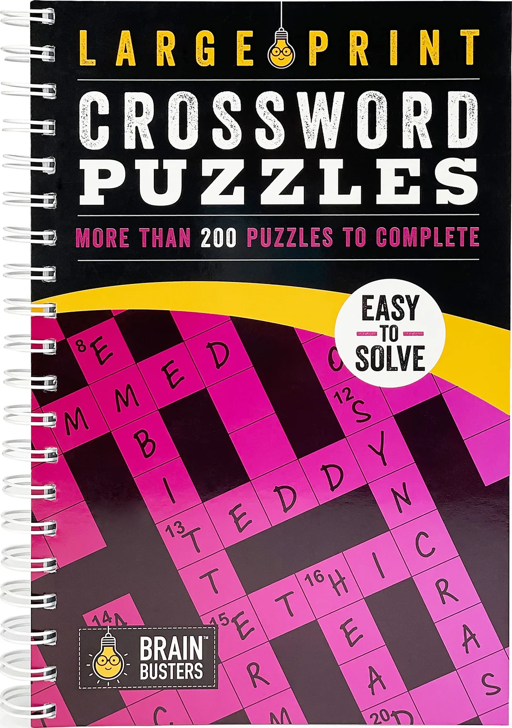 Large Print Crossword Puzzle Book Easy Fun EurekaPuzzles