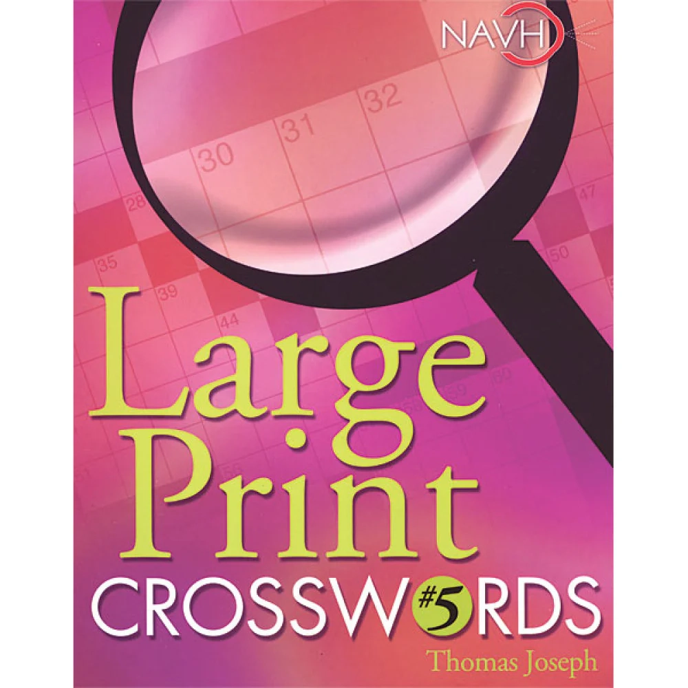 Large Print Crossword Puzzle The Low Vision Store Large Print Crossword Puzzle The Low Vision Store
