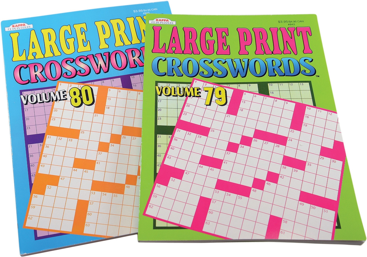 Large Print Crossword Puzzles 2 Pack Independent Living Aids Large Print Crossword Puzzles 2 Pack Independent Living Aids