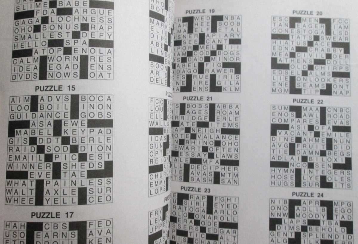 Large Print Crosswords Vols 129 132 Bundle Of 4 Free Shipping Next Business Day EBay