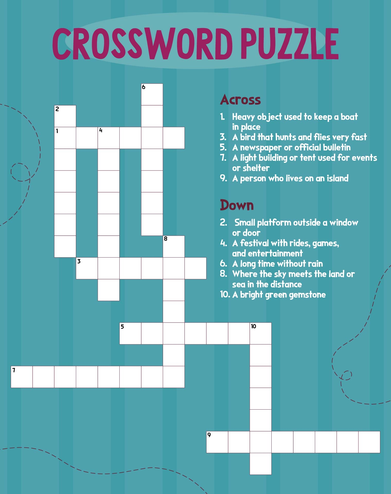 Large Print Easy Crossword Puzzles 10 Free PDF Printables Printablee Large Print Easy Crossword Puzzles 10 Free PDF Printables Printablee