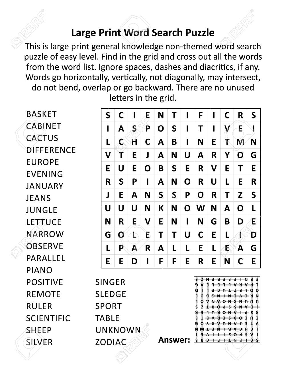 Printable Easy Crossword Puzzles For Seniors Printable Easy Crossword Puzzles For Seniors